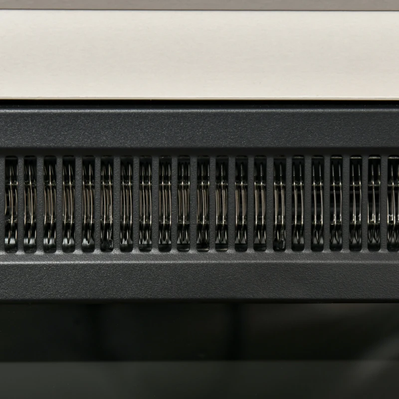 HOMCOM 32" W x 30" H Electric Fireplace Mantel TV Stand, Media Console Center Cabinet with Remote Control, 1400W, White