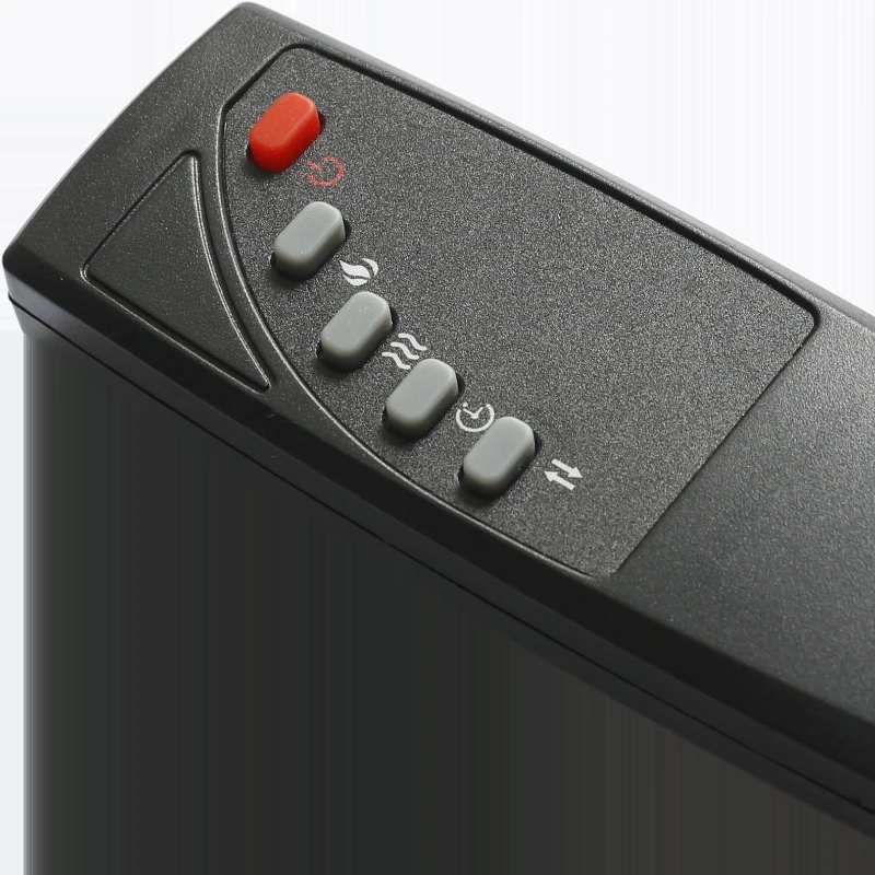 28" Electric Fireplace Insert with Multicolored Flames, Adjustable Brightness, and Remote Control, Antique Black