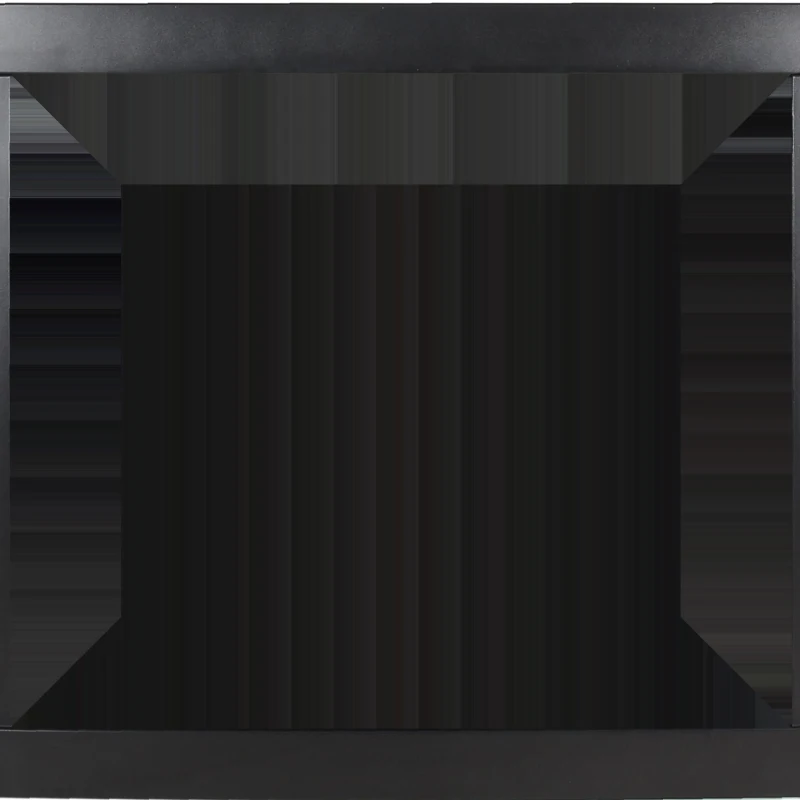 28" Infrared Electric Fireplace Insert with Touch Panel, Smokeless Firebox Heater with Trim Kit, Adjustable Brightness, Antique Black