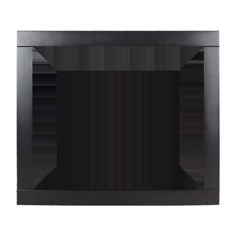 33" Realistic Flame Infrared Electric Fireplace Insert with Touch Panel Heater and Trim Kit, Adjustable Brightness, 1500W Heat, Antique Black