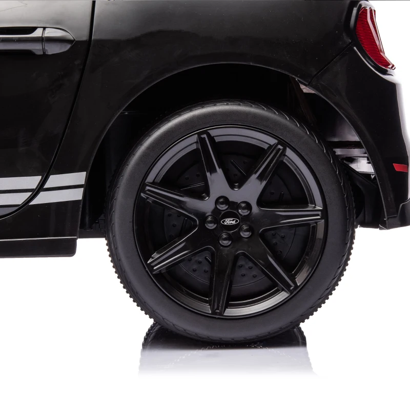 12V 3-Speed Ford Mustang Shelby GT500 Ride-On Car with Remote Control and Safe Belt, Ride on Toys with AUX/USB MP3 for Kids Age 3+, Black