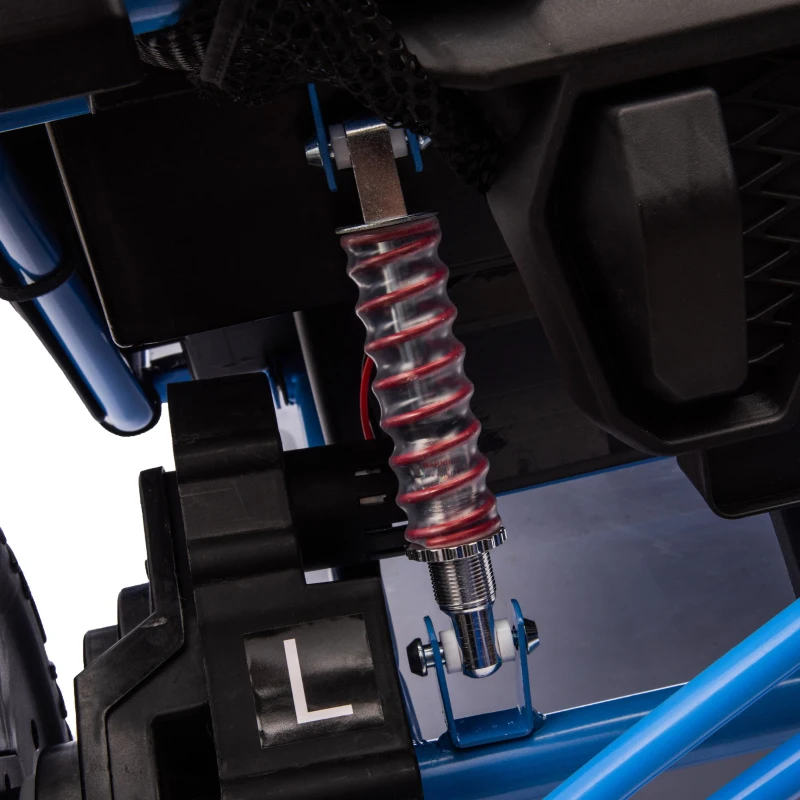 24V 2-Seater 4-Wheel Kids Ride On UTV with Parent Control, Ride on Toys with 400W Power, Speeds 3.73-4.97 MPH, for Ages 3+, Blue