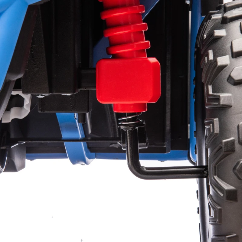 24V 2-Seater 4-Wheel Kids Ride On UTV with Parent Control, Ride on Toys with 400W Power, Speeds 3.73-4.97 MPH, for Ages 3+, Blue