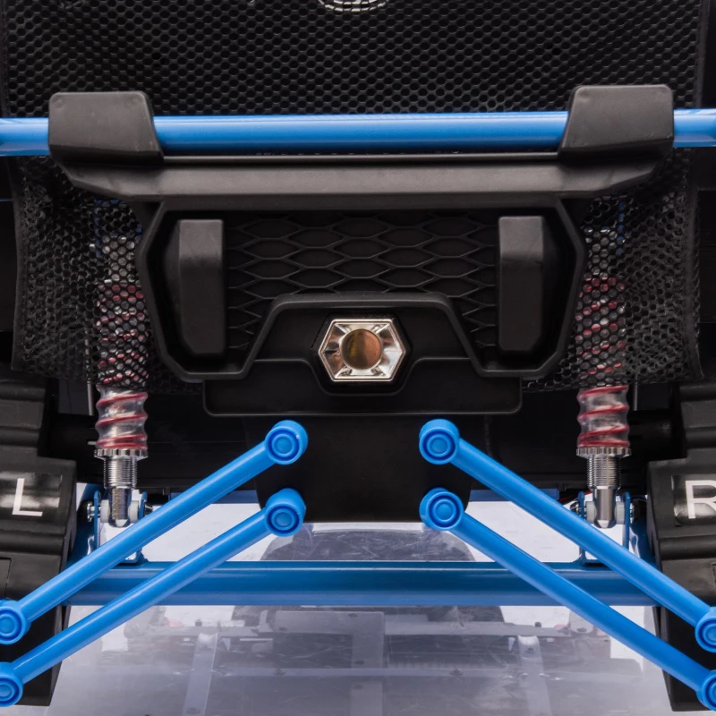 24V 2-Seater 4-Wheel Kids Ride On UTV with Parent Control, Ride on Toys with 400W Power, Speeds 3.73-4.97 MPH, for Ages 3+, Blue