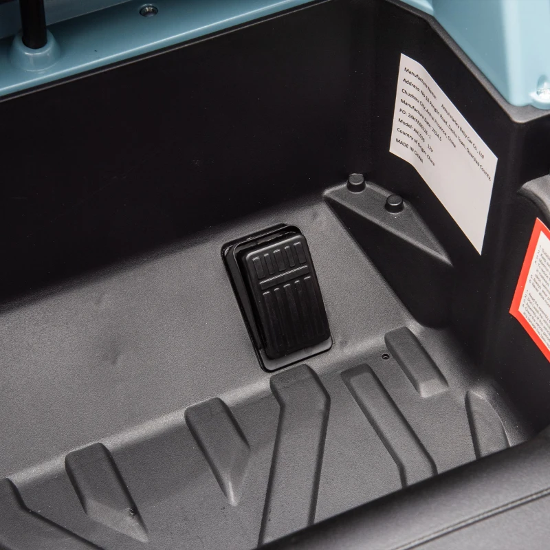 12V Kids Ride-On Dump Truck with Parent Control, Electric Dump Bed, Rear-Wheel Suspension, Bluetooth, Adjustable Speed, for Ages 3-5, Blue