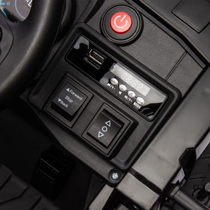 12V Kids Ride-On Dump Truck with Parent Control, Electric Dump Bed, Rear-Wheel Suspension, Bluetooth, Adjustable Speed, for Ages 3-5, Black