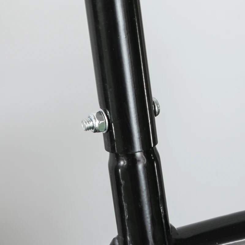 Outsunny 20-Inch Push/Tow Behind Lawn Roller Filled with 10 Gal Water or Sand for Flattening Sod in the Garden, Black