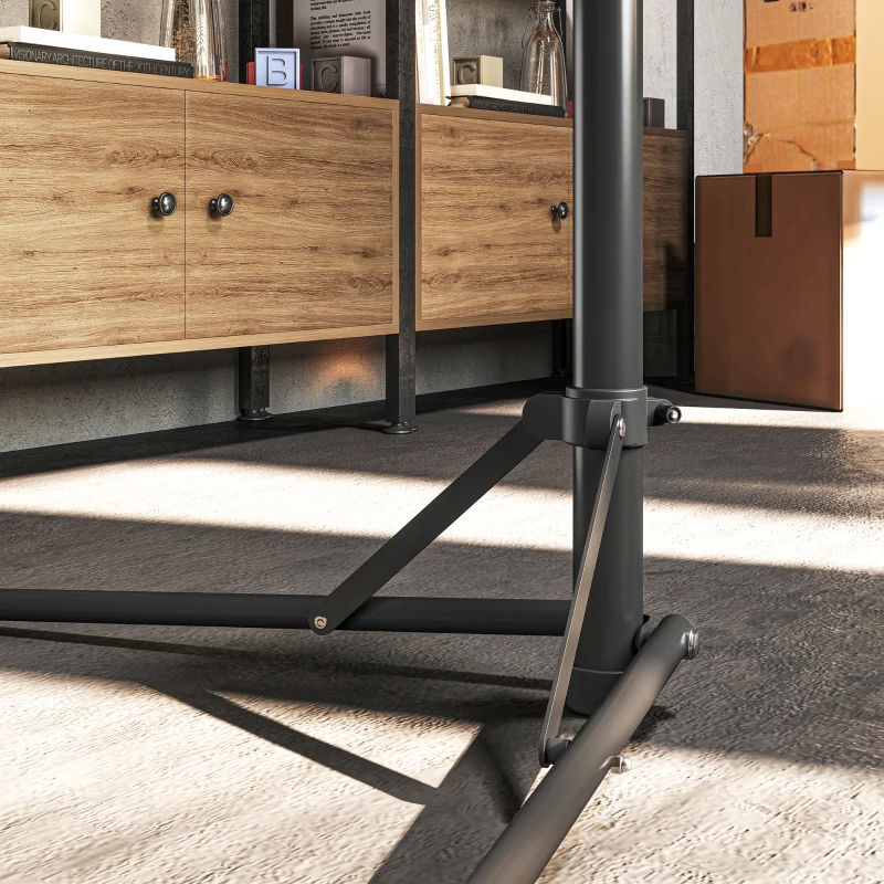 HOMCOM Bicycle Repair Stand Max 88 lbs, Bike Fixing Stand, Height Adjustable, Foldable and 360° Rotatable for Road Bike, Mountain Bike, E-Bike