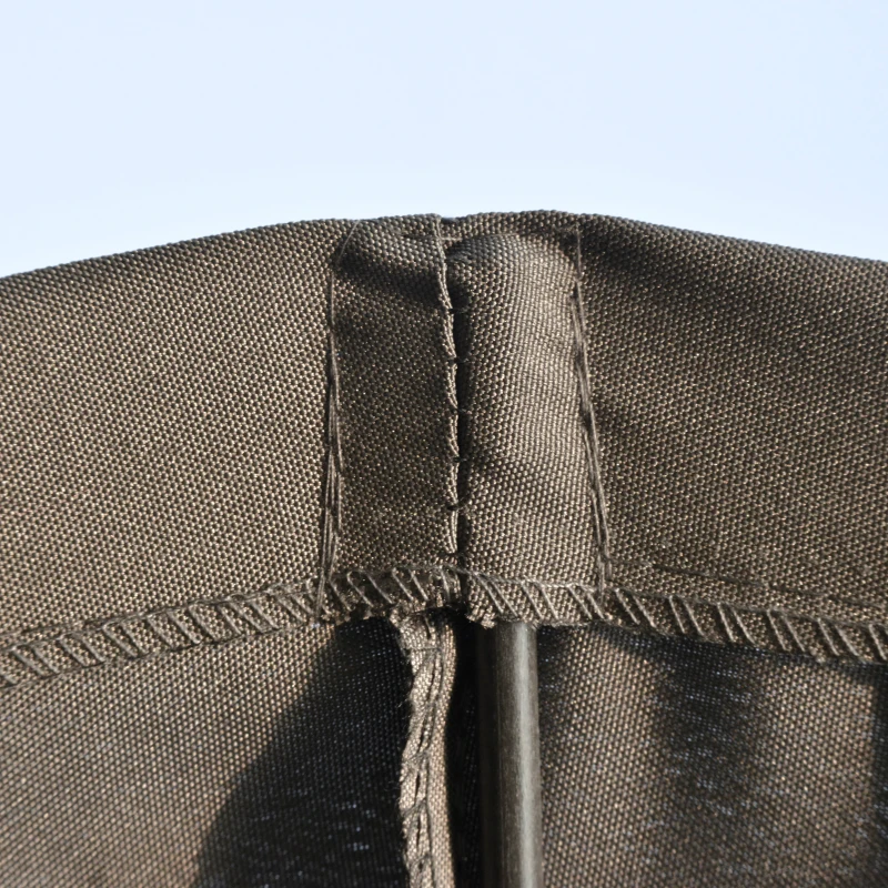 Outsunny 8ft Shanghai Garden Parasol Umbrella with Crank & Tilt, Adjustable Outdoor Sun Shade, Dark Grey