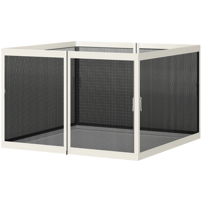 Outsunny Gazebo Mosquito Netting, Replacement Mosquito Netting with Zippers for 10' x 10' Pop-Up Canopy Tent (Mosquito Net Only)