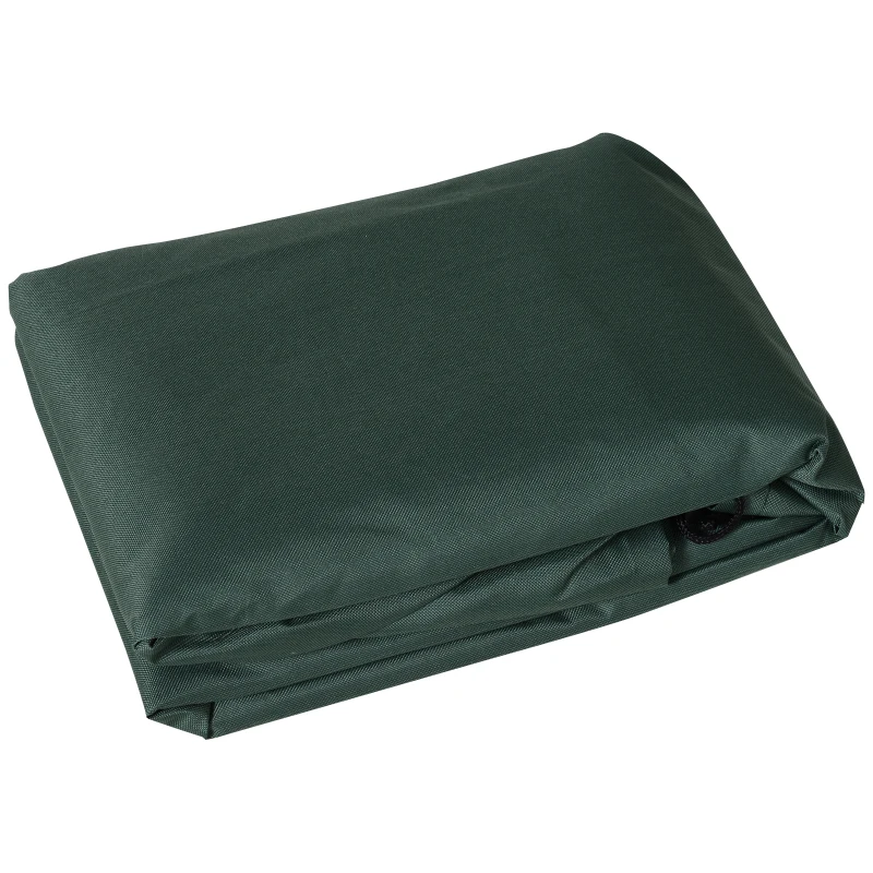 Outsunny Outdoor Swing Cover, Large 3-Seat Patio Swing Chair Hammock Cover UV Resistant Windproof All Weather Protection, Green