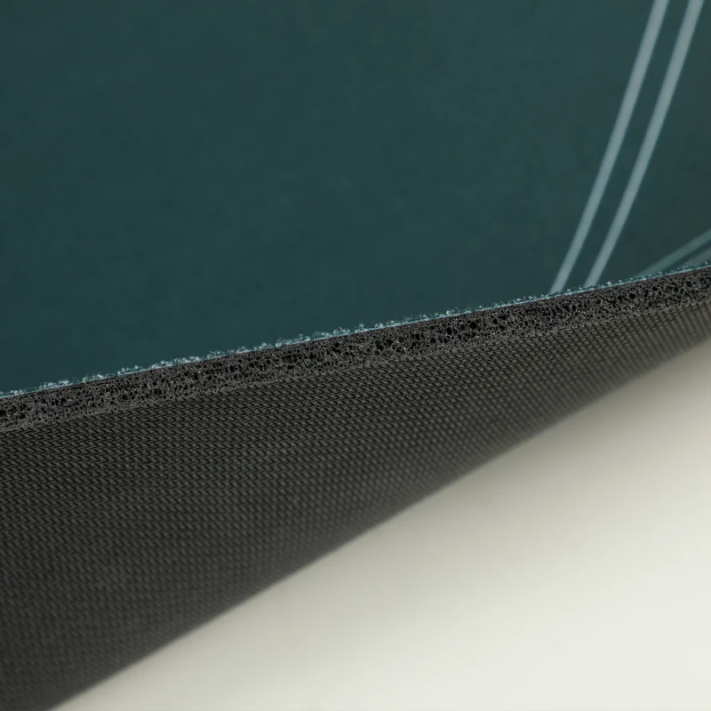 Soozier Poker Mat Texas Hold'em Poker Table Top with Non-Slip Bottom Dark Green