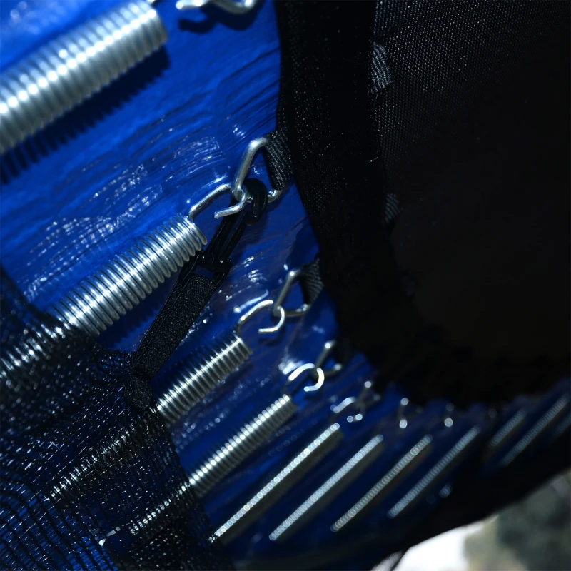 Soozier 12FT Trampoline Net Enclosure Trampolining Bounce Safety Accessories w/ 8 Poles Net Enclosure Only, Black