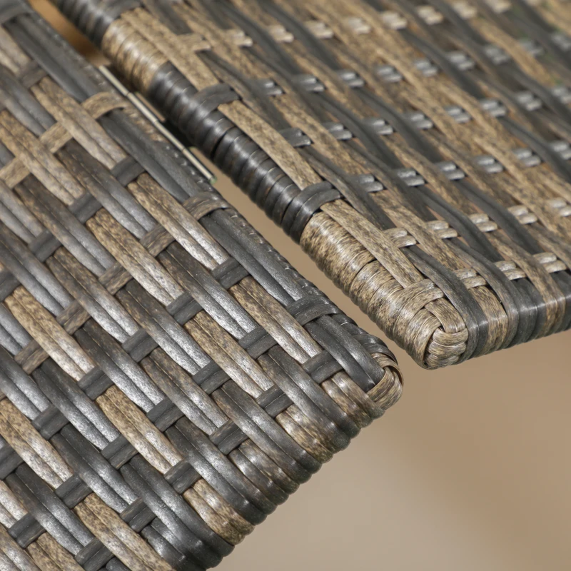 PawHut Wicker Dog House with Removable Cushion Lounge, Khaki