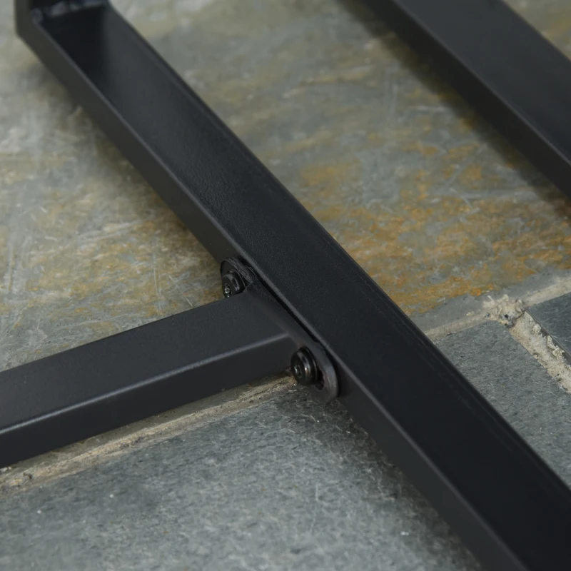 Outsunny 3 Pieces Wicker Patio Furniture Set, Rattan Bistro Set with Glass Top Coffee Table and Cushions, Outdoor Conversation Set for Garden, Porch, Balcony, Grey