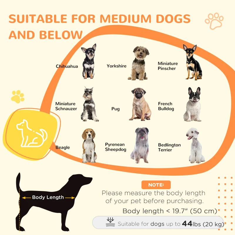 PawHut 31.5" Dog Crate Furniture with Double Doors, for Medium Dogs, Grey