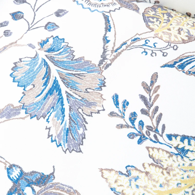 HOMCOM Modern Accent Chairs with Cushioned Seat, Upholstered Linen-Feel Armchair for Bedroom, Living Room, Multicolored