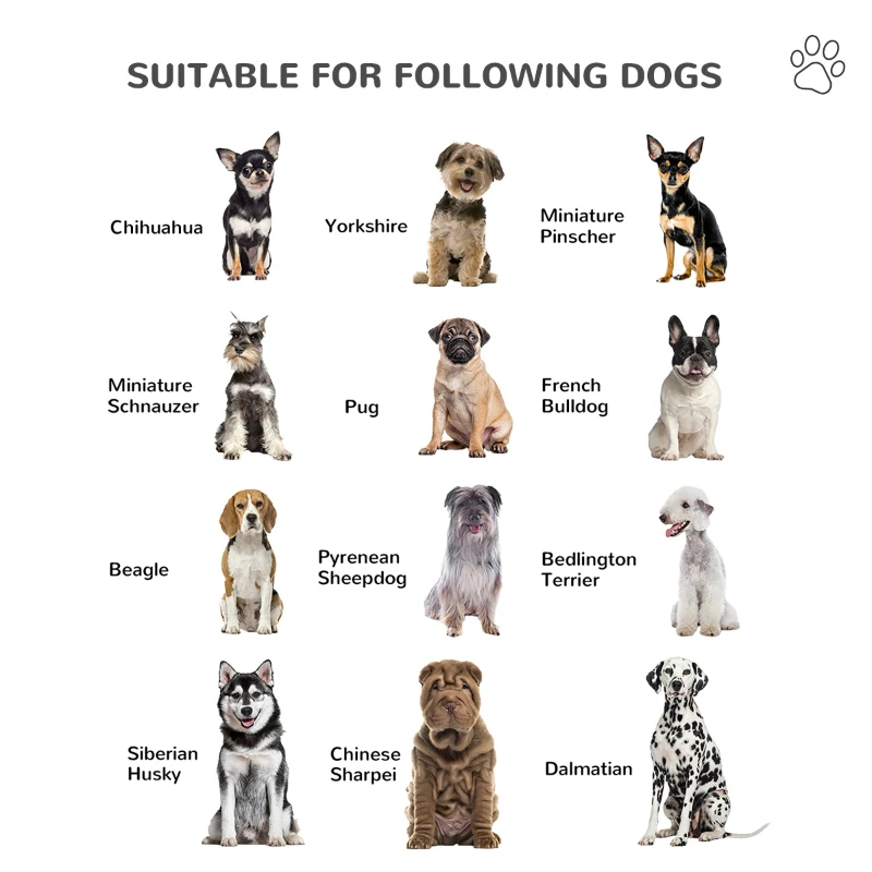 PawHut Wicker Dog House Elevated Pet Bed with Shade Canopy for Medium Large Dogs Indoor Outdoor with Cushion, 36" x 28" x 32"