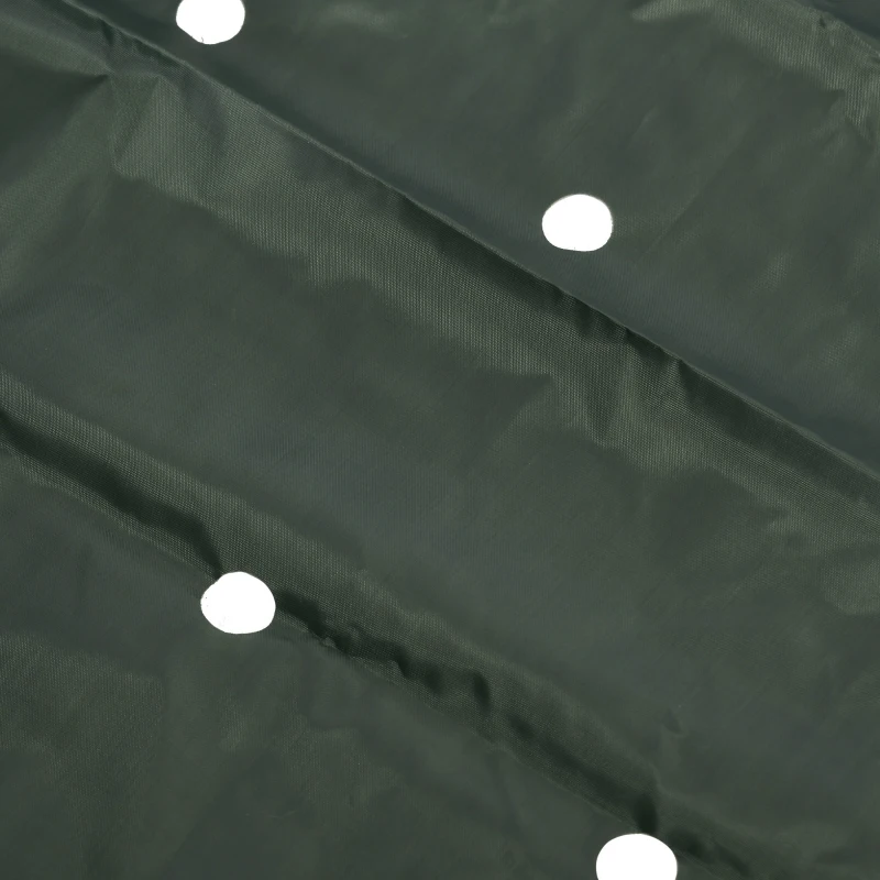 Outsunny Kids Outdoor Sandbox with Cover Waterproof Oxford Canopy, Bottom Fabric Liner for 3-12 years old, Backyard, Cream White