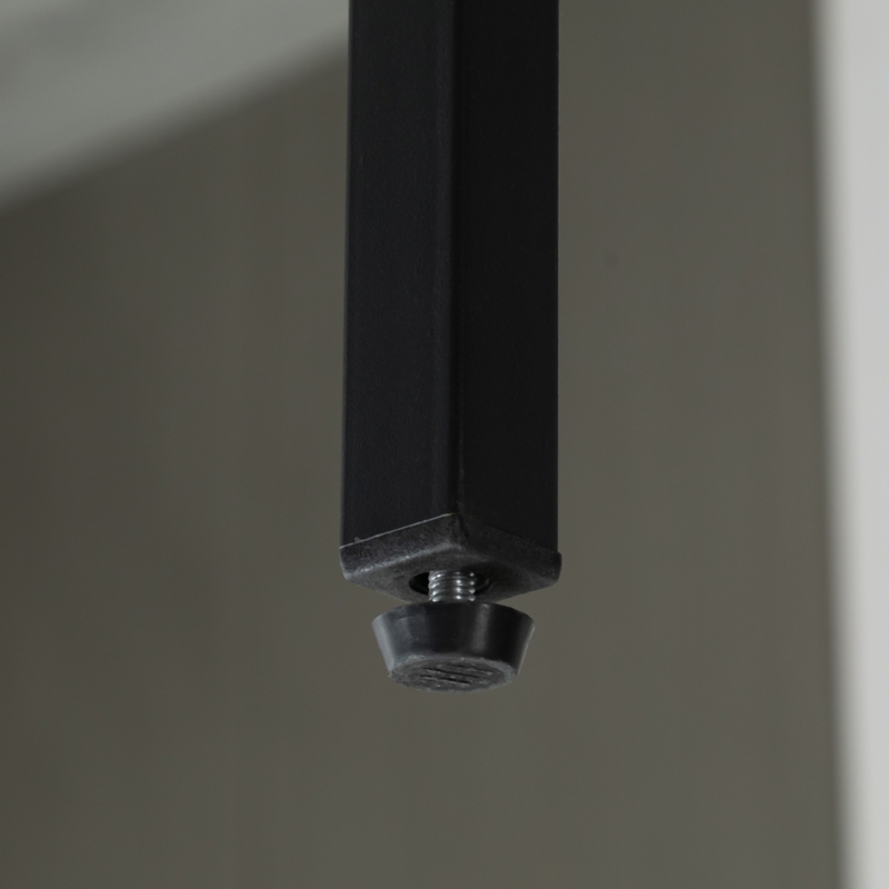 HOMCOM Bar Table Set of 6 Bar Table and Stools for 4 2 Breakfast Tables and 4 Stools for Living Room Dining Room Rustic Brown