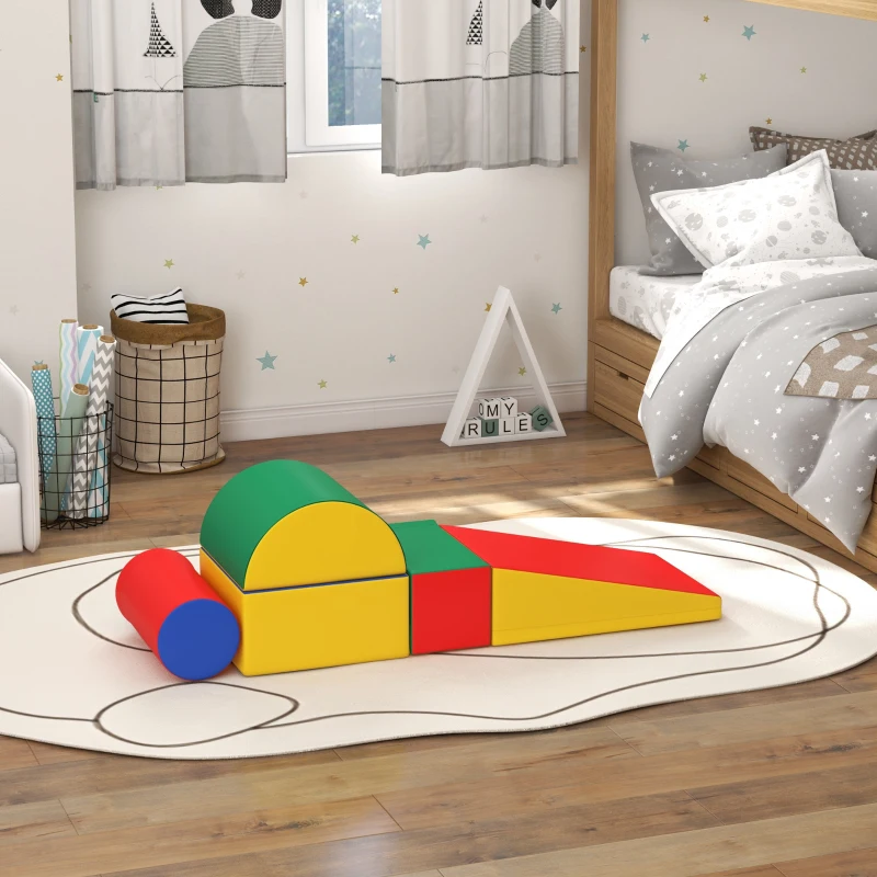 Soozier 5 Piece Climb and Crawl Activity Play Set, Assorted
