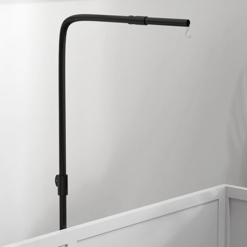 PawHut Whelping Box for Dogs with Retractable Light Stand, Waterproof Pad, Rail, Adjustable Height Door, 49" x 47"