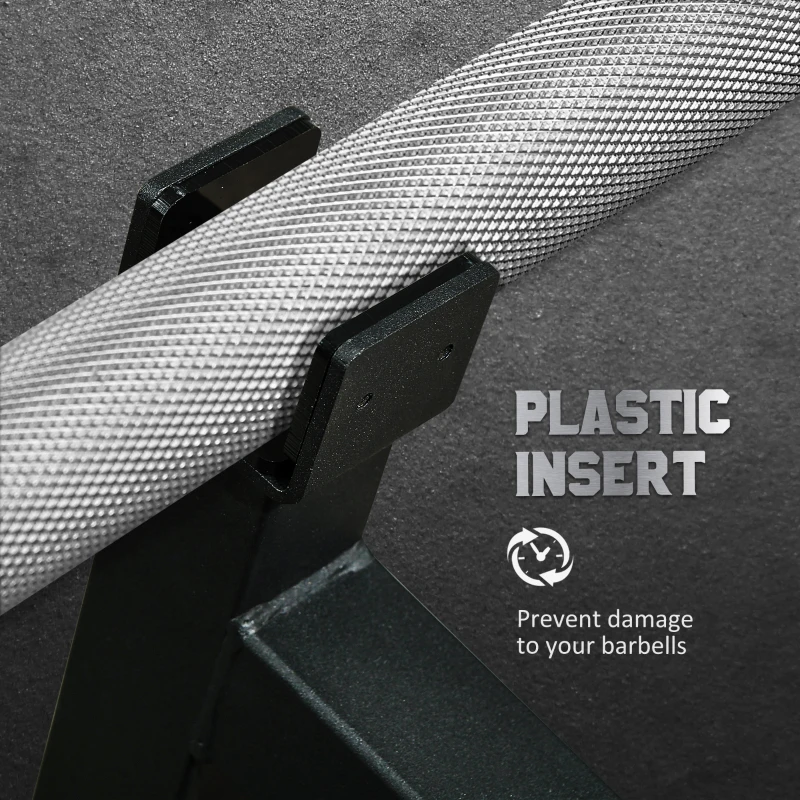 Soozier Barbell Jack, Deadlift Jack with Non-Slip Handle, Easily Load and Unload 440lbs Barbell Plates, for Home Gym Deadlifting Weight Training