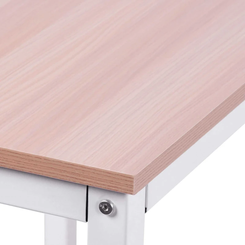 HOMCOM L Shaped Desk, 59" x 59" Computer Corner Desk, Home Office Gaming Desk, Study Writing Workstation, Oak