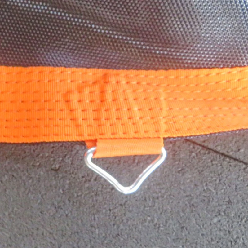 Soozier Trampoline Mat Replacement with Spring Pull Tool and 72 V-Hooks, Fits 12ft Trampoline, Using 5.5" Springs, Orange