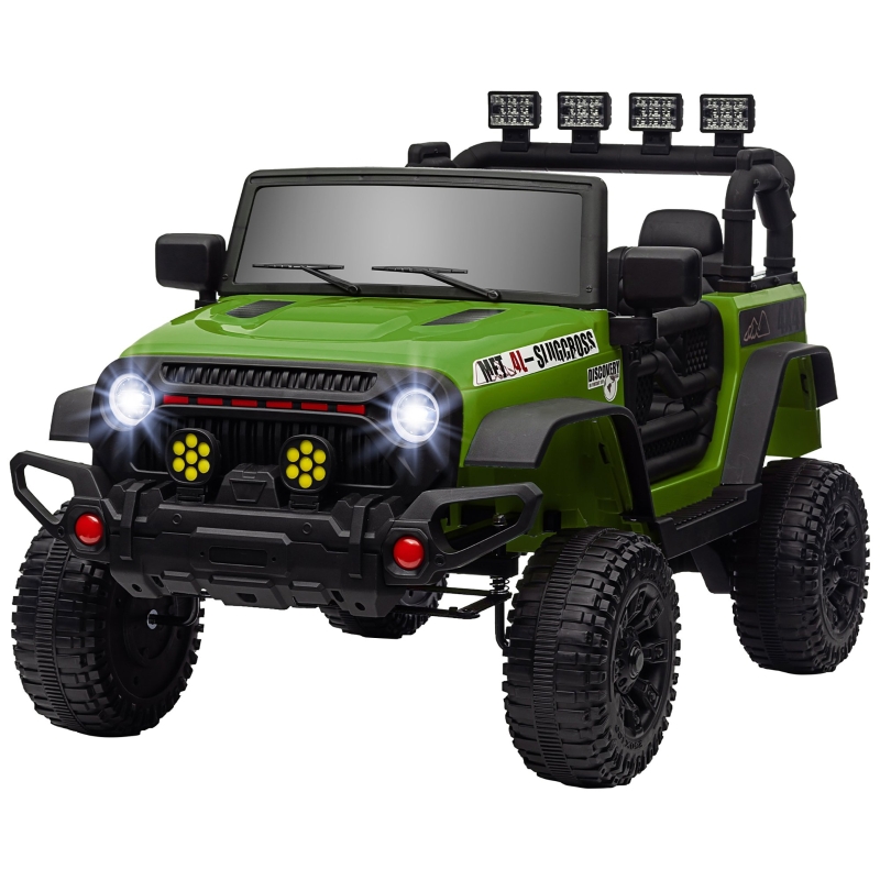 12V Battery Powered Kids Ride On Car With Remote Control, Button Start, Swing Button, Mp3, Power Wheels Electric Vehicles Electric Car For Kids 3 Years Old (Black