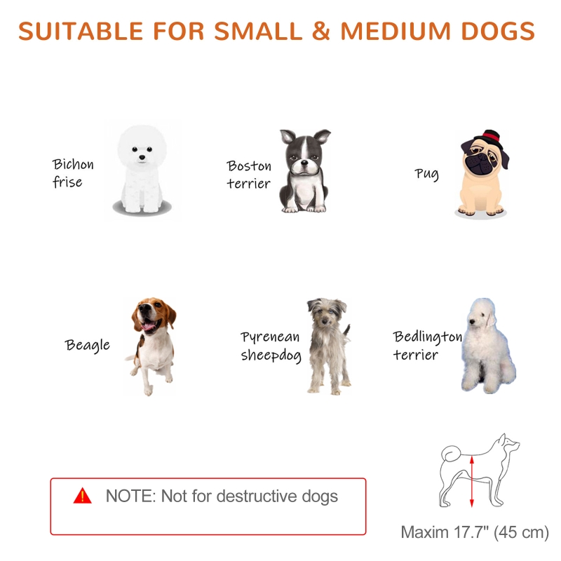 PawHut 41"-72" Wooden Freestanding Pet Gate with Support Feet, for Small Medium Dogs, Grey-Blue