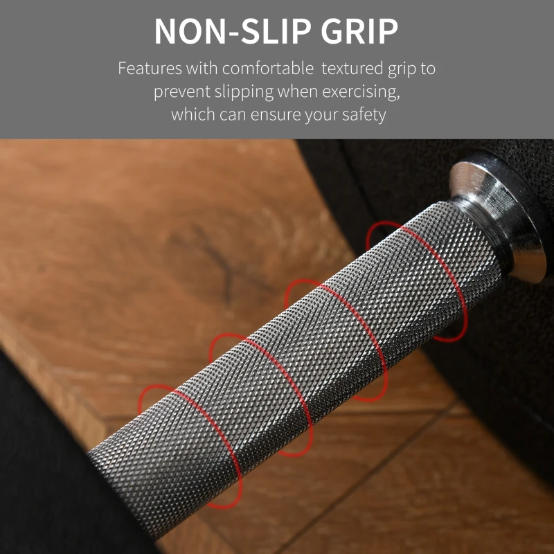 Soozier 66 lbs Adjustable Dumbbell Set for Upper & Lower Body Strength Training