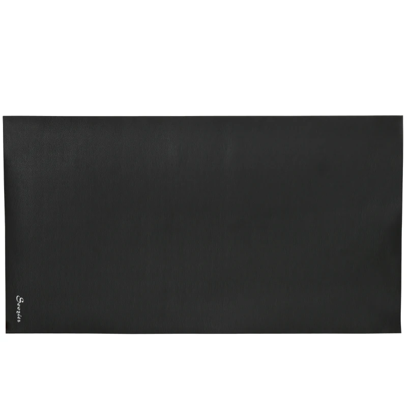 Soozier Multi-purpose Exercise Equipment Mat, Non-slip Treadmill Exercise Bike Floor Protection Mat, Gym Fitness Workout Mat, 7.2 x 3.9ft