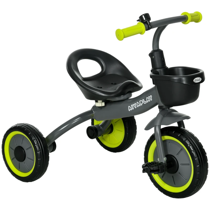 Qaba Tricycle for Kids Age 2-5, Toddler Bike for Children, Yellow