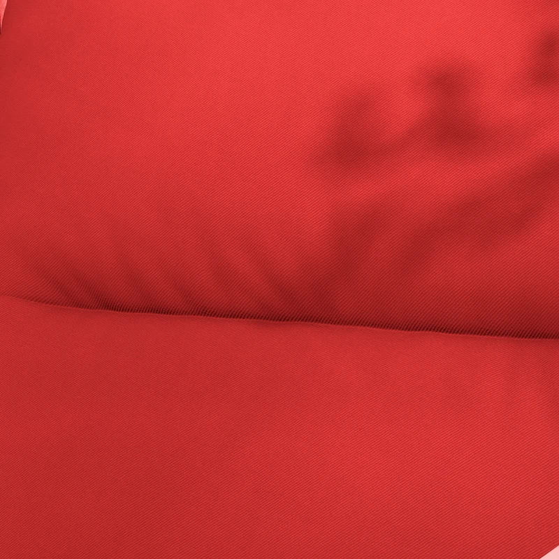 Outsunny Patio Chair Cushion for Adirondack Chairs Replacement Cushion with Back and Ties, Wine Red