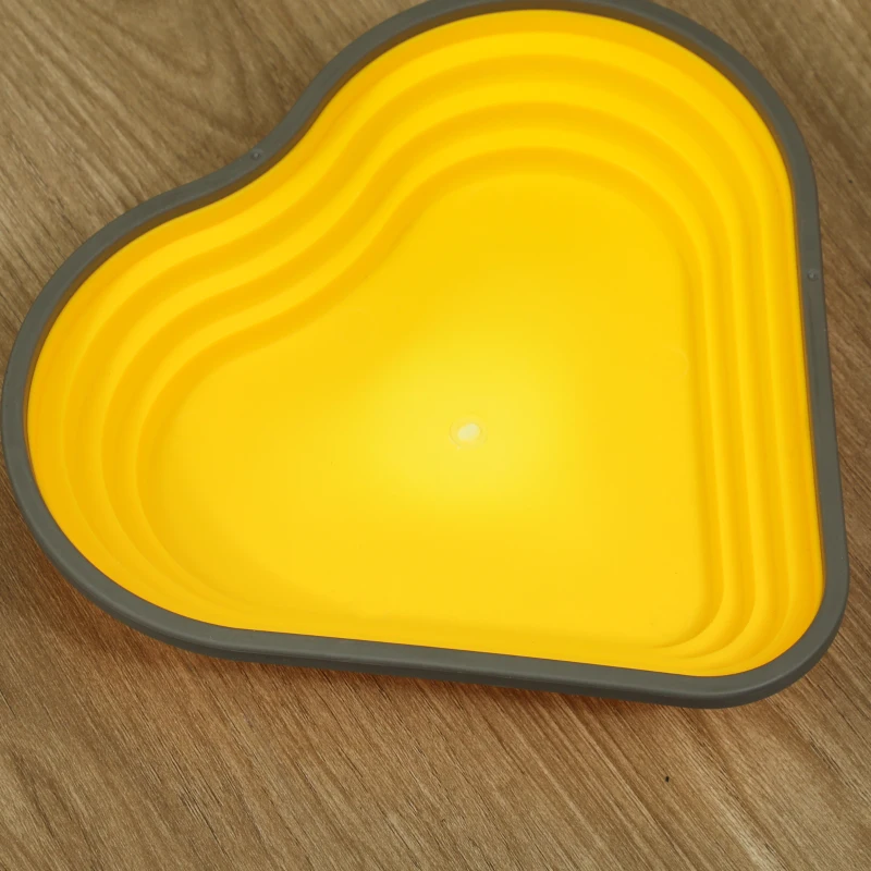 Qaba 9PCs Non-Slip Stackable Kids Stepping Stones, Heart-Shaped