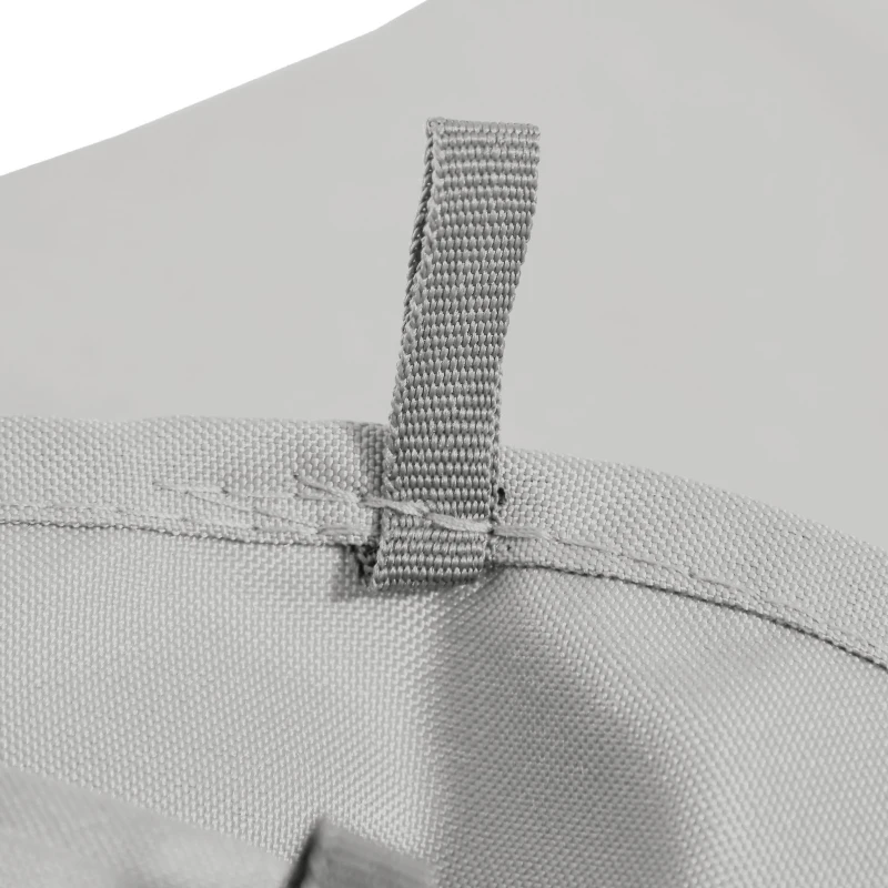 Outsunny Gazebo Replacement Sidewalls 4-Panel Privacy Wall for 10' x 12' Canopy, Outdoor Shelter Curtains Accessories Light Grey