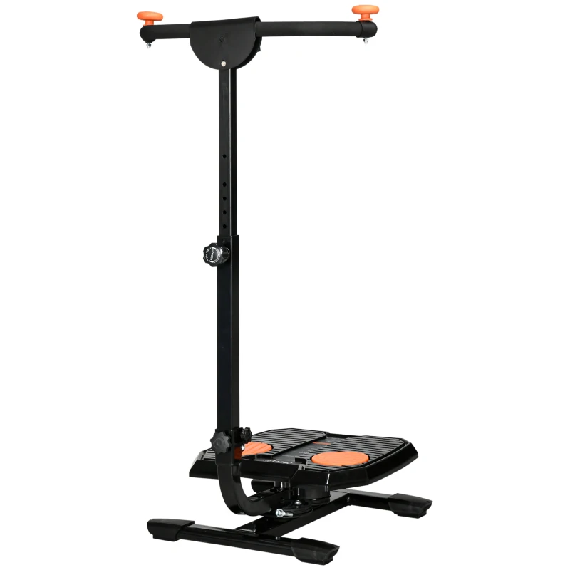 Soozier Foldable Ab Twister Board for Waist Trimming with LCD Display, Ab Workout Equipment for Women and Men, Orange
