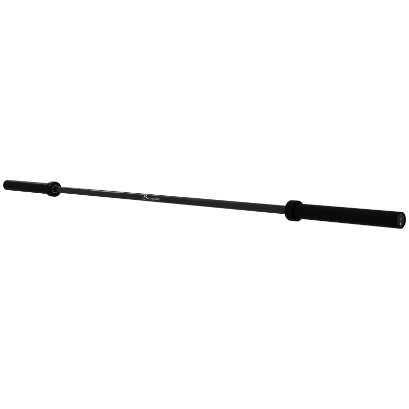Soozier 7.2ft Weight Bar, Olympic Bar with Rotating Sleeves, Non