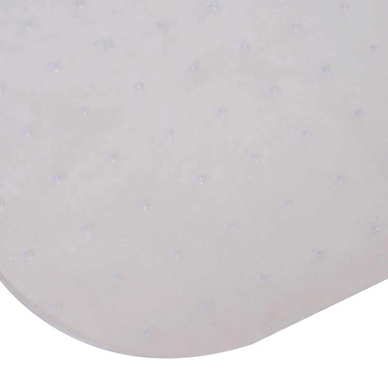HOMCOM 35x47Inch Floor Lipped Office Chair Mat Protective Carpets Floor Cover for Low Pile Carpet Frosted