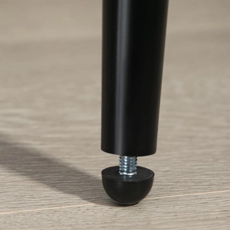 HOMCOM Accent Chair with Foot Pads, Living Room Chair with Chenille Fabric Front and PU Back, Green