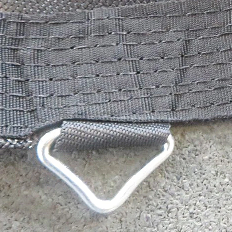 Soozier Trampoline Replacement Mat, Fits 14' Trampoline w/ 80 V-Hooks & 5.5" Springs (Spring & Frame not Included), Black