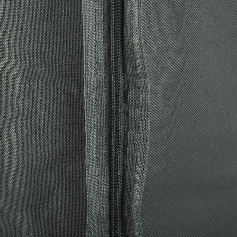 Outsunny Outdoor Patio Hammock Porch Swing Cover with UV, Water, & Dust Fighting Material, 81" x 49" x 65", Gray