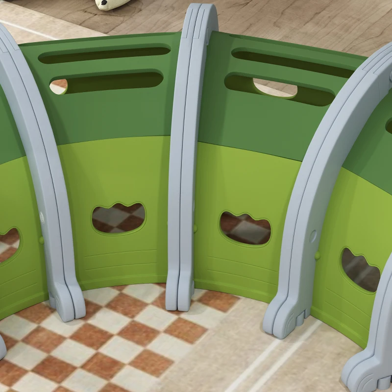 Qaba Crocodile Design Kids Play Tunnel for Kids to Crawl Through, 76" Long