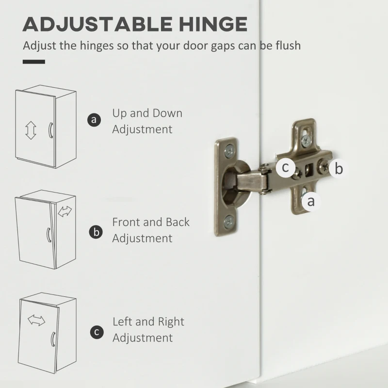 HOMCOM 72" Freestanding Kitchen Pantry Cabinet, Tall Storage Cabinet with 4 Doors, Drawer and Adjustable Shelves for Dining Room, White