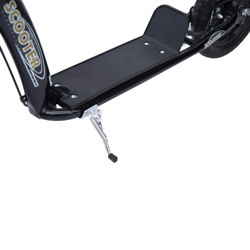 Qaba Adjustable Kids Pro Stunt Scooter Children Street Bike Bicycle Ride On with 12” Tire (Black)