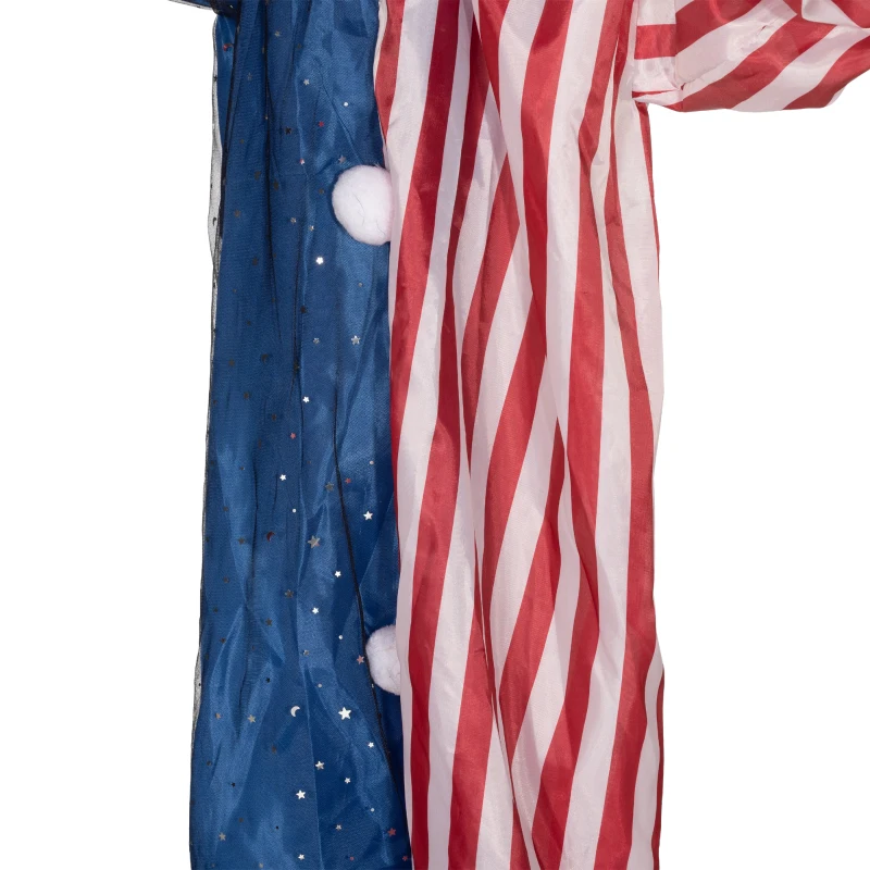 HOMCOM 6' Clown Animatronic, Life Size Outdoor Halloween Decoration with Motion Activated Sound & Light Up Eyes