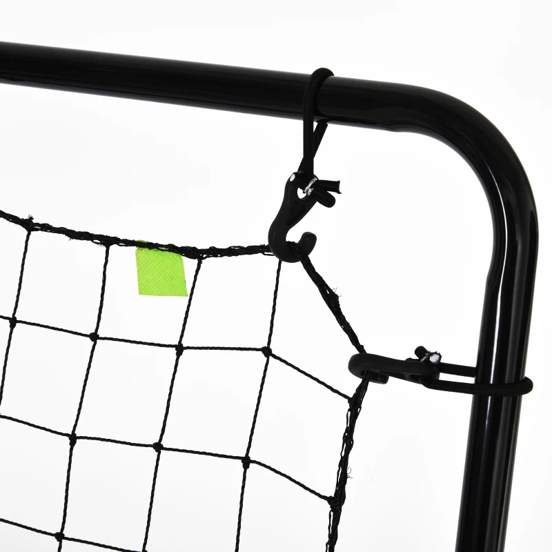 Soozier 4 x 5.7ft Volleyball Rebounder Net with Strike Zone, Baseball Lacrosse Training Net for Pitching and Fielding