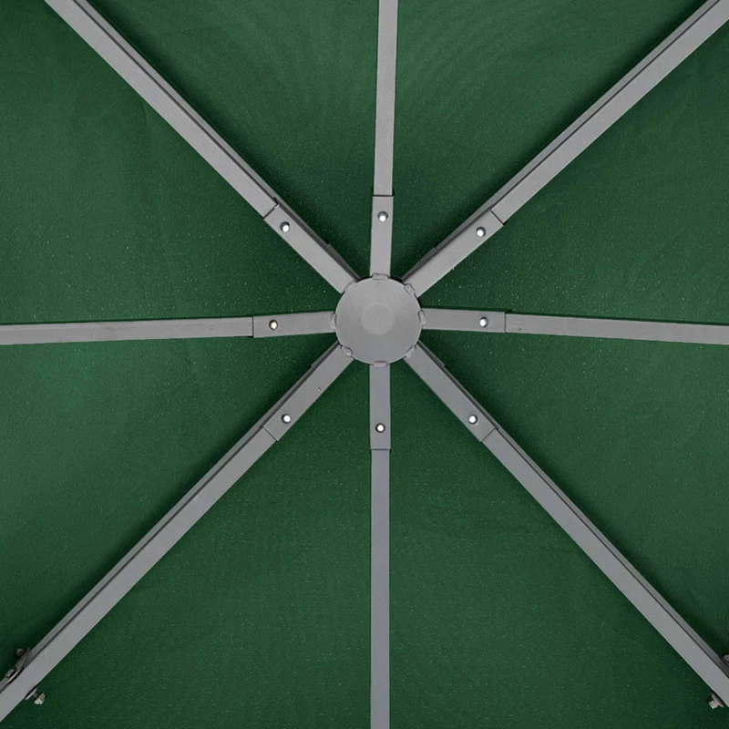 Outsunny 10' x 10' Canopy Replacement 2-Tier Gazebo Canopy Top Cover, Green