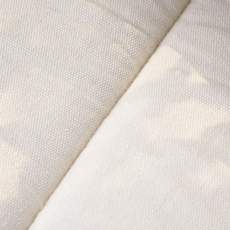 Outsunny Hanging Hammock Chair, Cotton Rope Porch Hammock Swing with Metal Frame and Cushion, Large Macrame Seat for Patio, Garden, Bedroom, Living Room,  Cream White